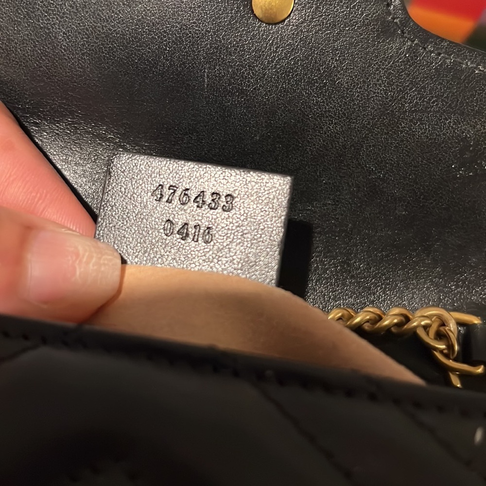 GG Marmont matelassé leather super mini bag - Picture 5 of 5